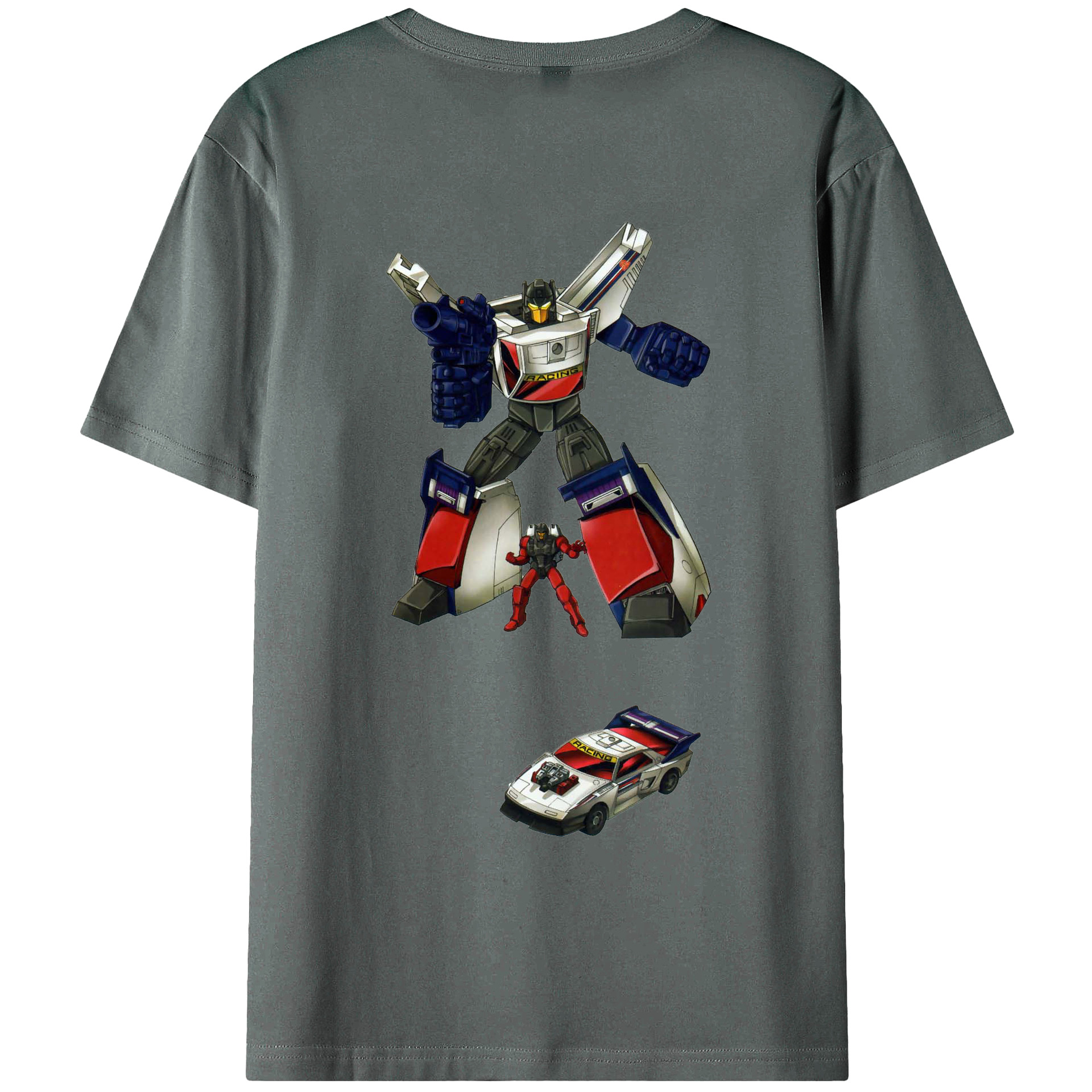 （画像用）  綿100％ メンズ半袖Tシャツ（バックプリント） 通気性
